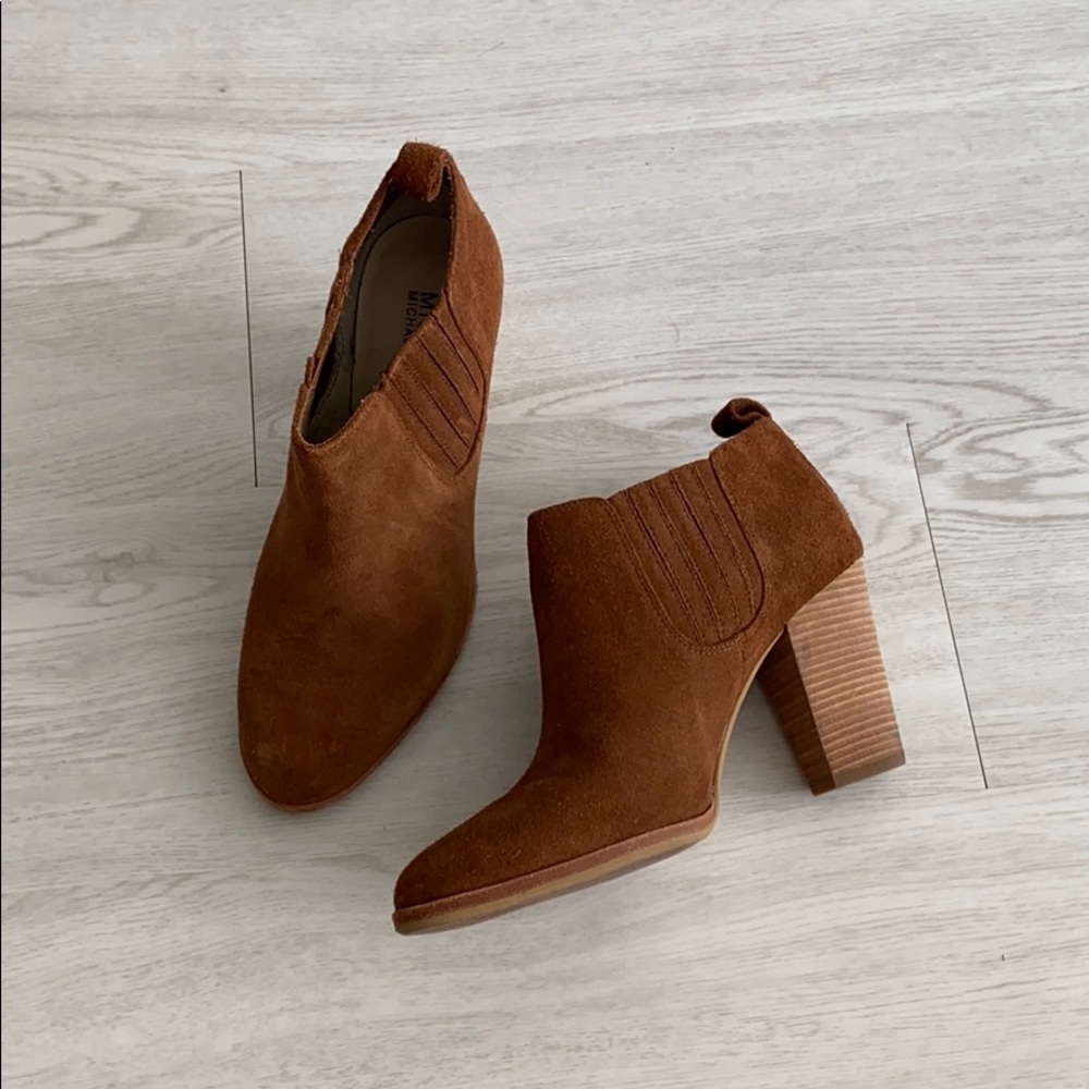 Micheal Kors Brown Suede Ankle Boots Denver